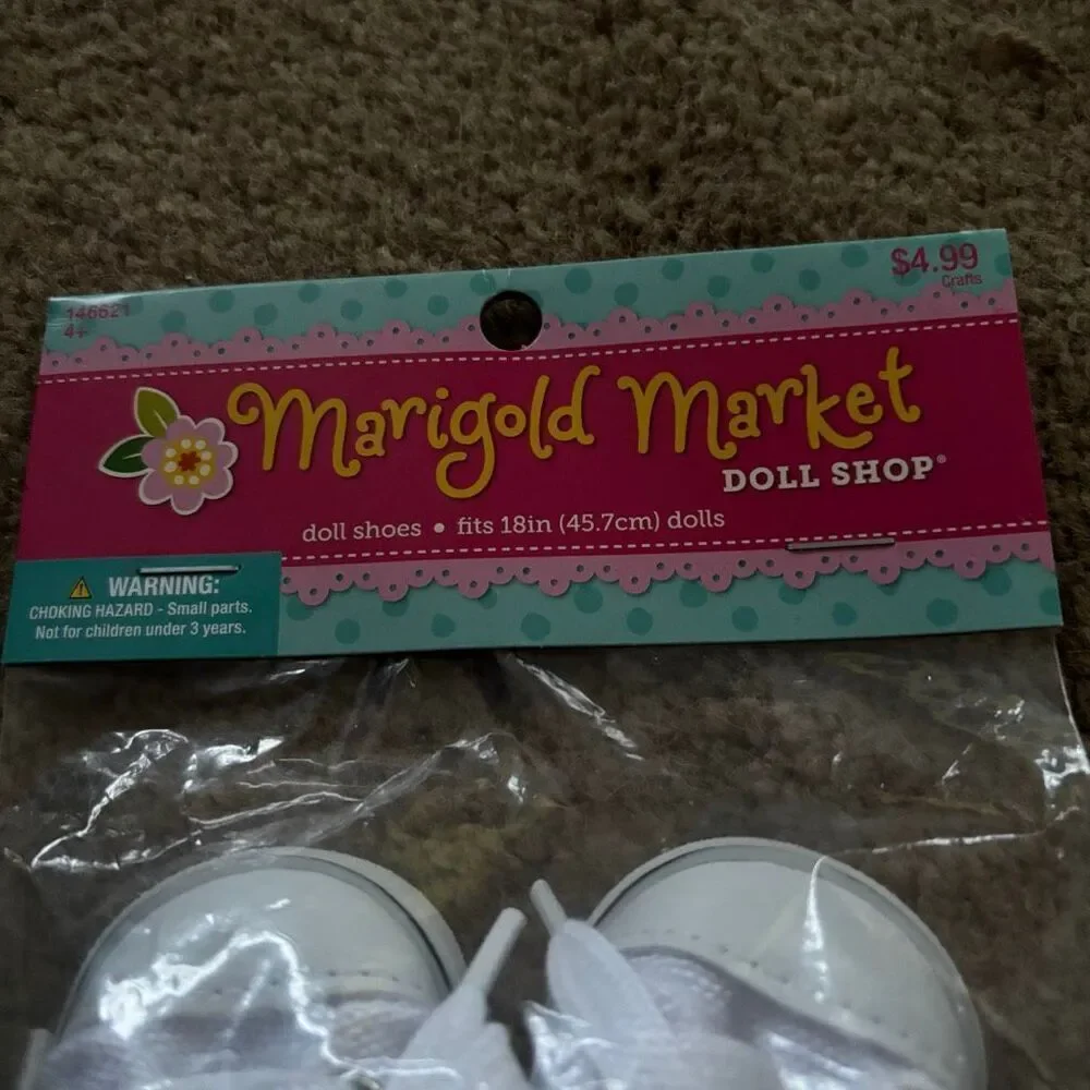 Marigold Market Doll Shoes Fits 18” (45.7 cm) 2014 New